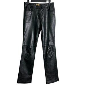 Rem Garson Black Straight Leg Pants
